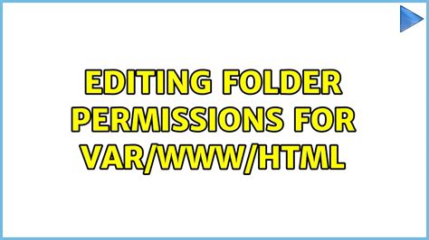 var www html permissions|ubuntu var html.com.